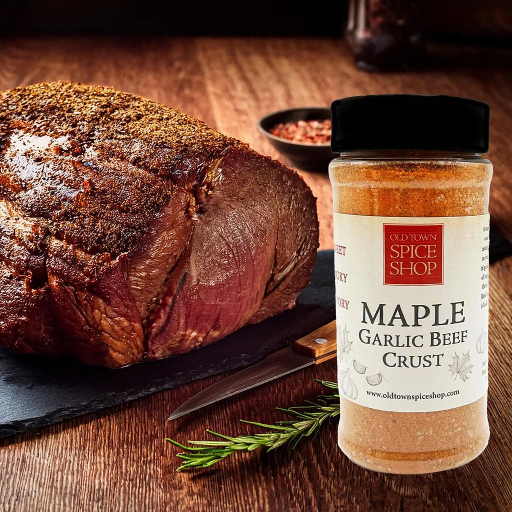 Maple Garlic Beef Crust