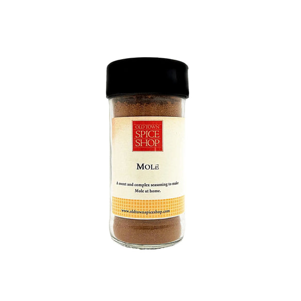 Spice jar labeled 'Old Town Spice Shop' on a white background