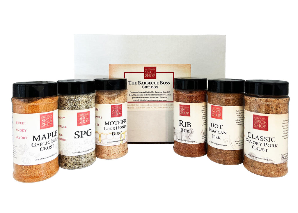 The Barbecue Boss Gift Box, BBQ Spices, Barbeque Seasoning