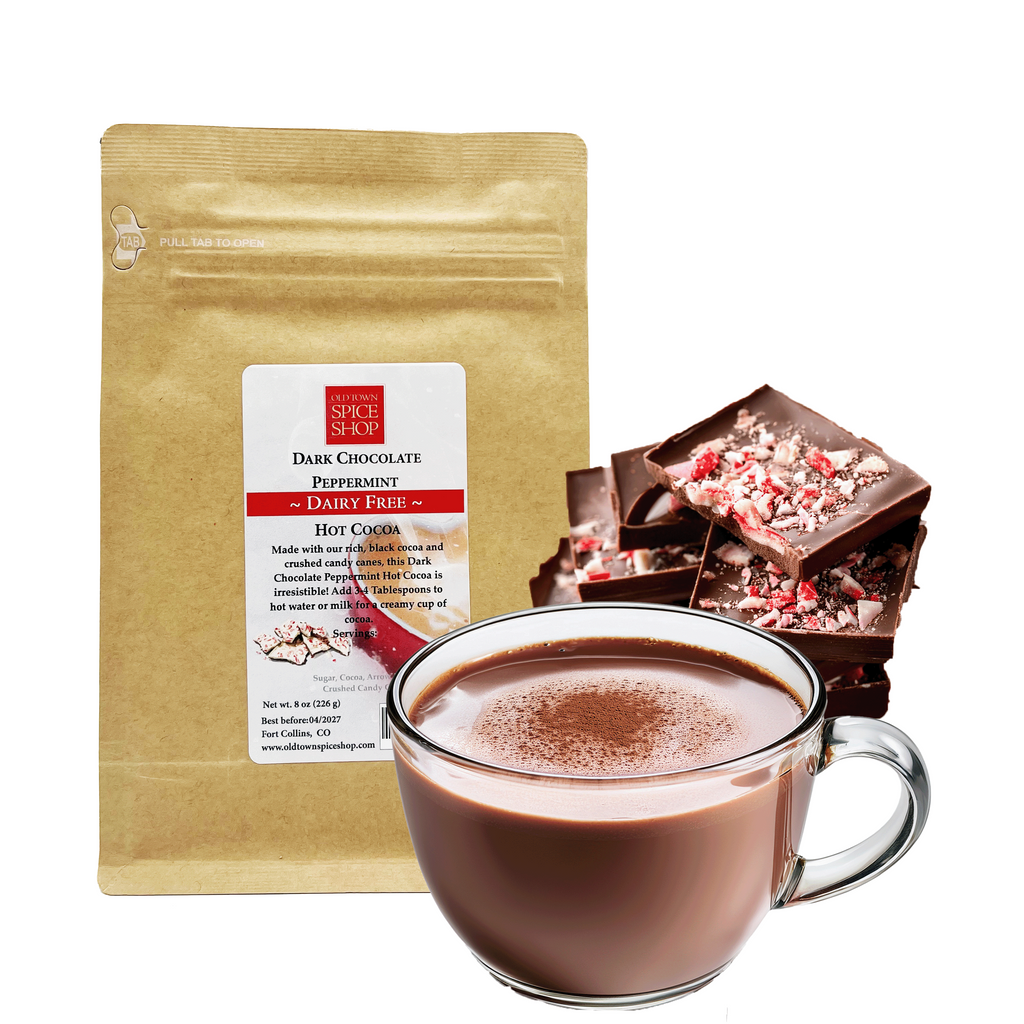 Dairy-Free Dark Chocolate Peppermint Hot Cocoa