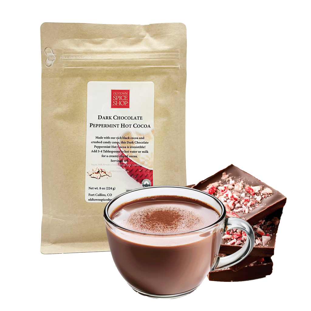 Dark Chocolate Peppermint Hot Cocoa